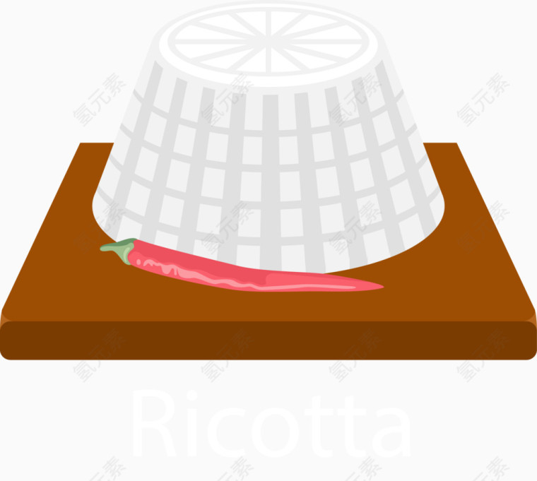 矢量日式辣椒