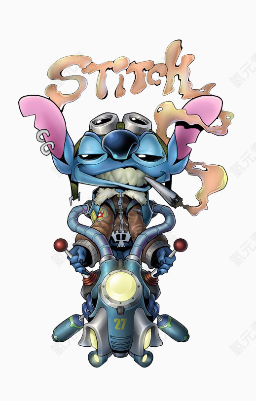 酷炫朋克史迪奇