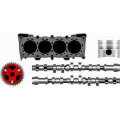 汽车配件矢量素材