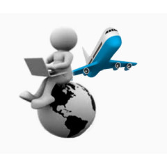 坐在地球上的小人