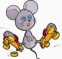 卡通老鼠图案