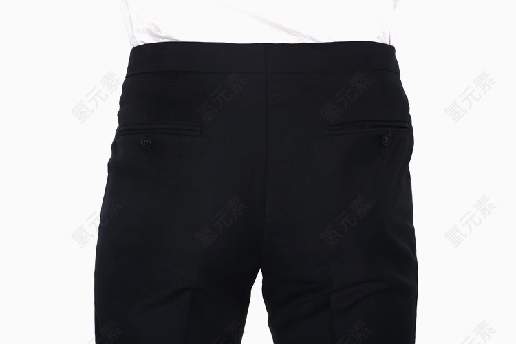 春秋正装暗纹格子男士套装