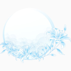 浅蓝色装饰