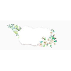 花边促销标签背景