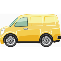 黄色面包车