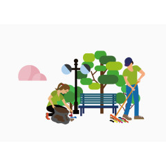 植树节人物下载