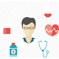 医护人员矢量图标