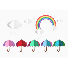 彩虹雨云
