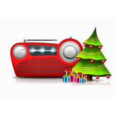 广场上播放广播