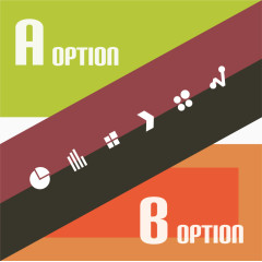 创意PPT元素信息标签素材