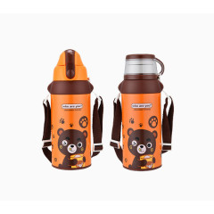 带吸管儿童保温杯