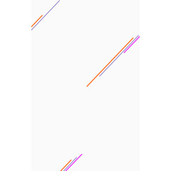 多彩简约线条漂浮素材