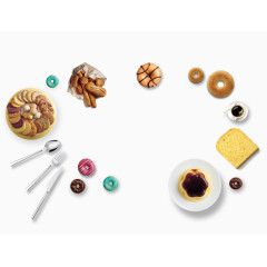 面包咖啡西式餐点