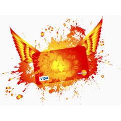 矢量银行卡海报