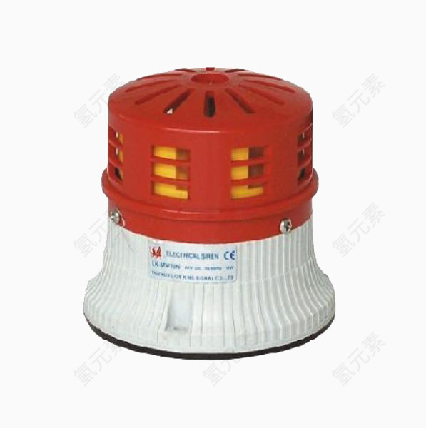 红白纹底报警器