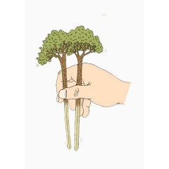 一次性筷子公益广告素材