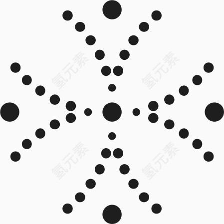 点线面构图底纹角花素材