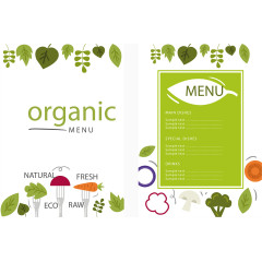 矢量快餐厅菜单设计