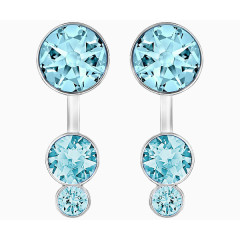 施华洛世奇首饰天蓝耳环