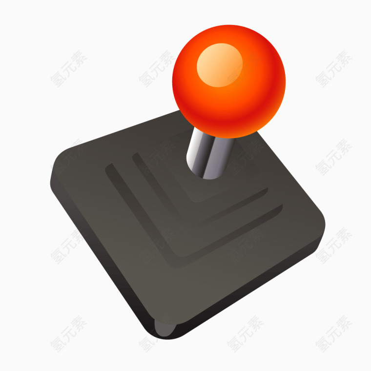 黑色汽车档把红色球形