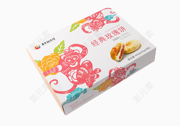 嘉华鲜花饼经典玫瑰饼