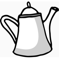 清新饮茶时间插画