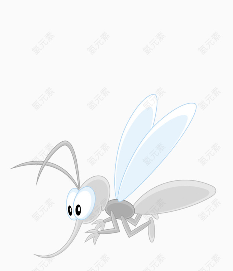 卡通蚊子
