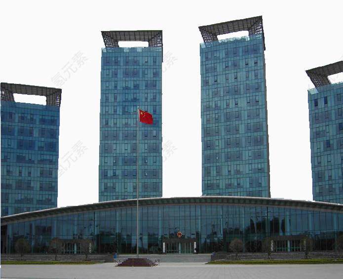 蓝色政府大楼