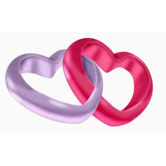 环环相扣的爱心