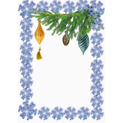 边框圣诞节装饰