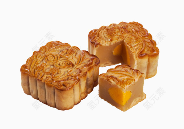 切块的月饼