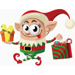 卡通可爱圣诞老人