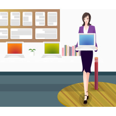 矢量办公环境素材