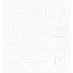 回到学校艺术字