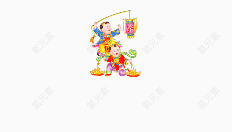 卡通节日元素