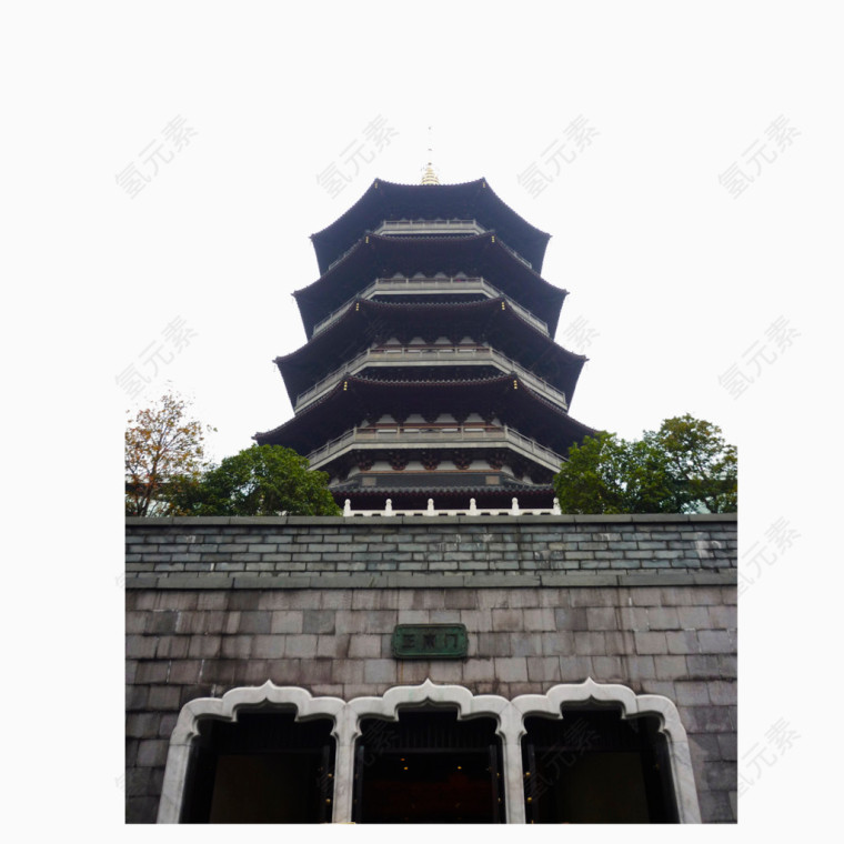 雷峰塔风景图片