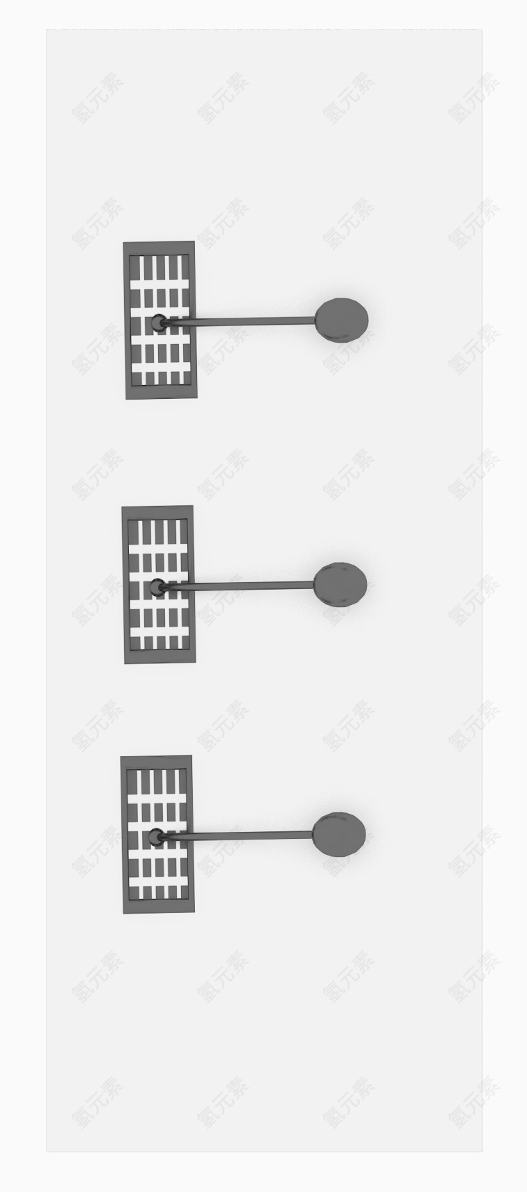 彩平图户型图白色简约演讲台