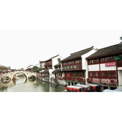 七宝古镇图