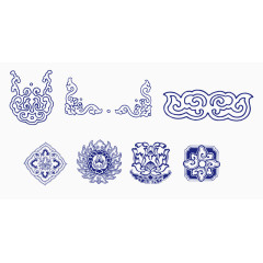 青花瓷装饰纹样