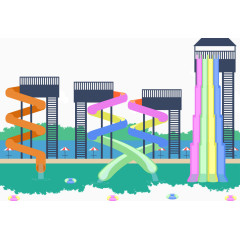 矢量图带着孩子去玩吧