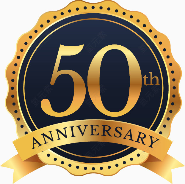 50周年庆祝标签