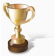 金色的奖杯图标