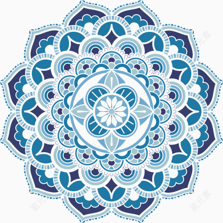 矢量古典图案