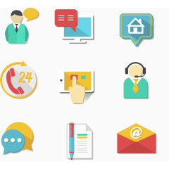 页面联系我们素材