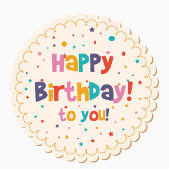 矢量生日快乐卡片