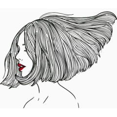 线描插画