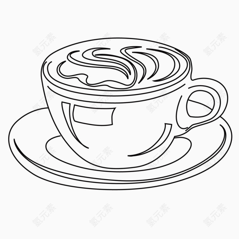 茶杯矢量图