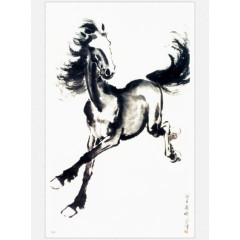 国画马