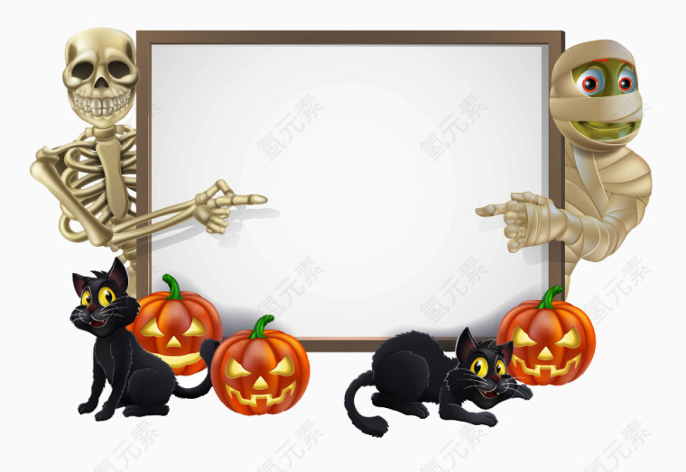 万圣节相框