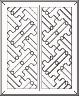 传统古典中式窗